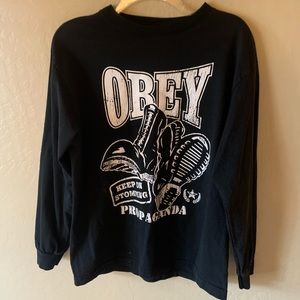 BOGO: Black men’s OBEY tee